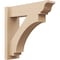 Ekena Millwork 5 1/2-in W x 12-in D x 16-in H Imperial Trad Rough Cedar Woodgrain TimberThane Outlooker, Primed Tan OUTUR055X12X16IMP04RCPR - alternate 1